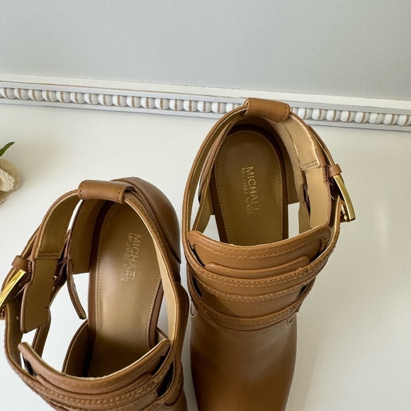 MICHAEL KORS Blaze Open-Toe Acorn Bootie ! BRAND NEW ! SOLD OUT ! - Picture 5 of 16